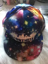 Sombrero de cielo estrellado Fortnite, gorra luminosa, juguete para regalo de fiesta, sombreros brillantes de noche, accesorios de cumpleaños, decoración ajustable de 56-64CM