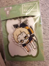 Llavero con anilla de voleibol para niño, Haikyuu, Anime Llavero bonito llavero de dibujos animados sleutelhanger 2020 nuevo llaveros Accesorios