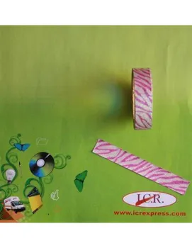 

ADHESIVE TAPE GLITTER WITH GLITTER DETAIL ZEBRA PINK 15MM X 5MT