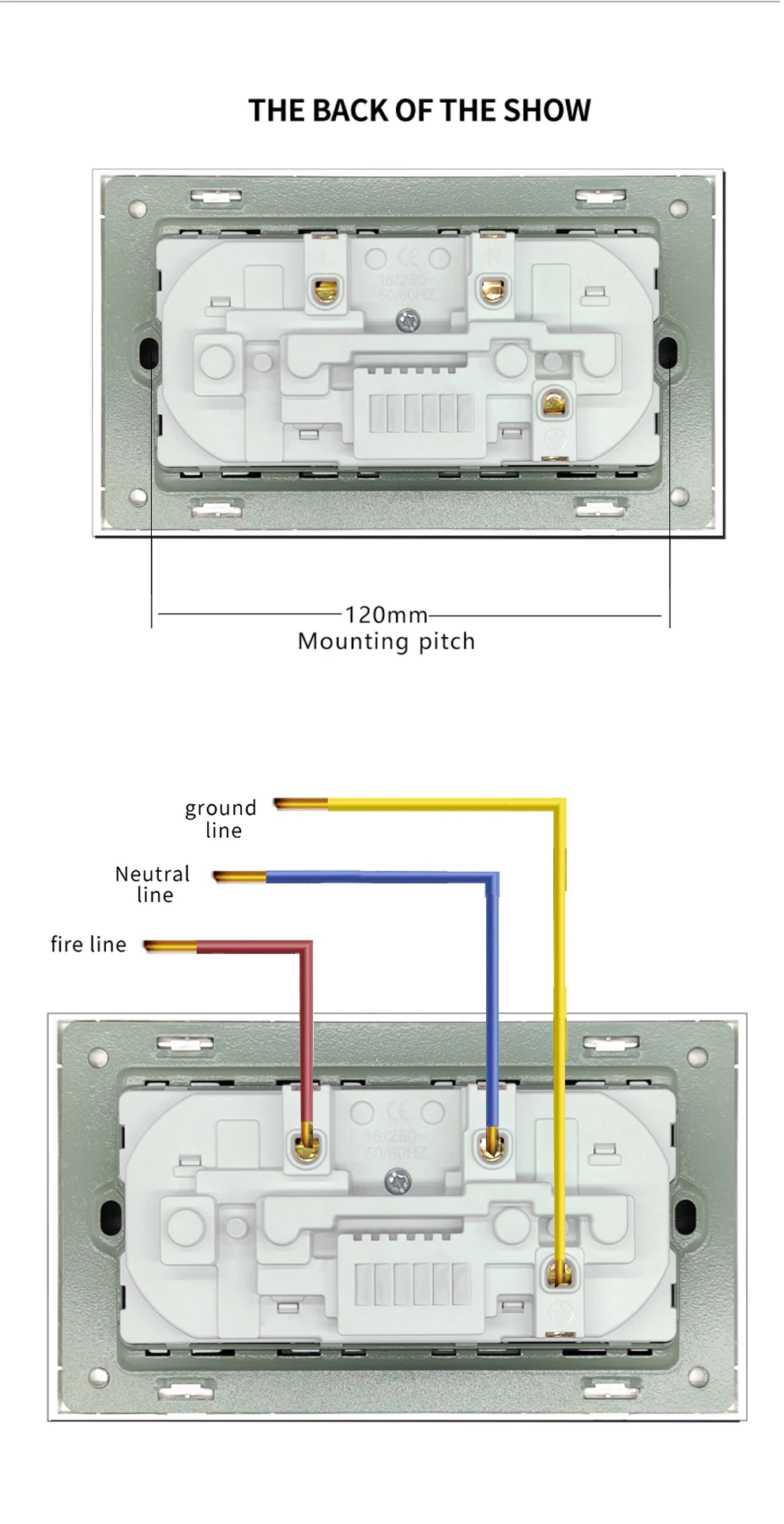 Tomada de parede, 16A, França, Rússia, Espanha