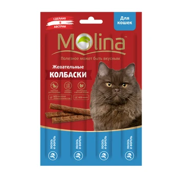 

Molina chewing sausages D/cats Salmon and Trout, 20g-12 PCs.