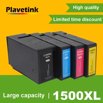 

Plavetink 4 Color Full Ink Cartridge PGI-1500 XL Compatible For Canon MAXIFY PGI1500 MB 2356 2357 2750 2000 2354 Printers