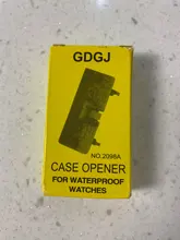 Llave para Mesa de dos garras, cubierta trasera de reloj, herramienta de apertura, removedor Rectangular ajustable, Kit de reparación de reloj, ajustador de calibre de 52mm