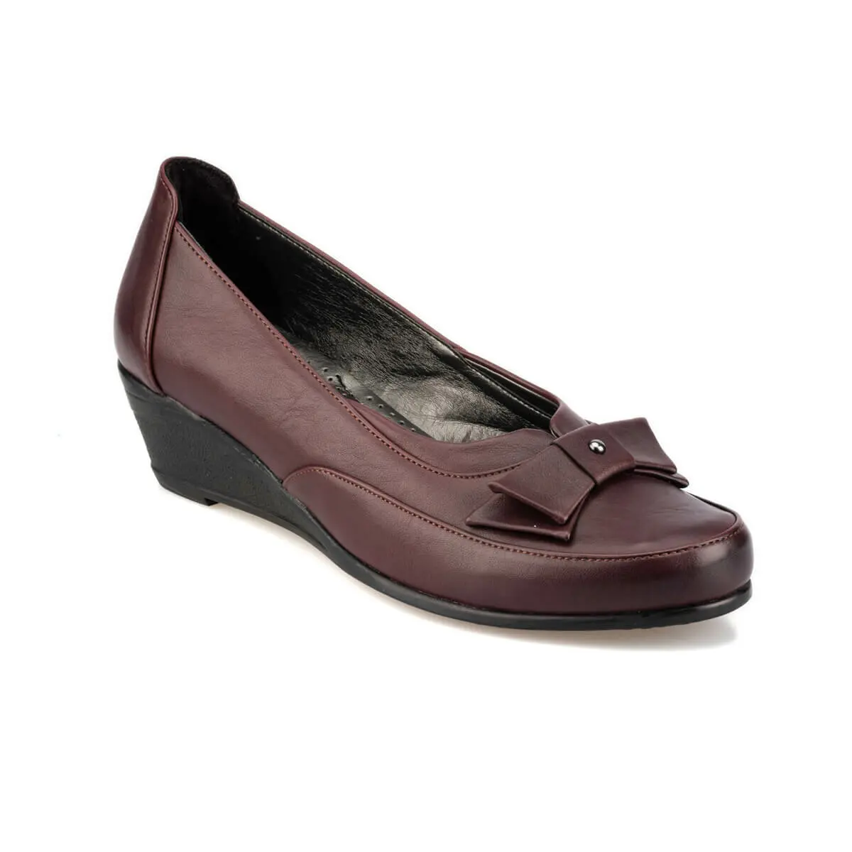 FLO 92.151033.Z Burgundy Women 'S Wedges Shoes Polaris