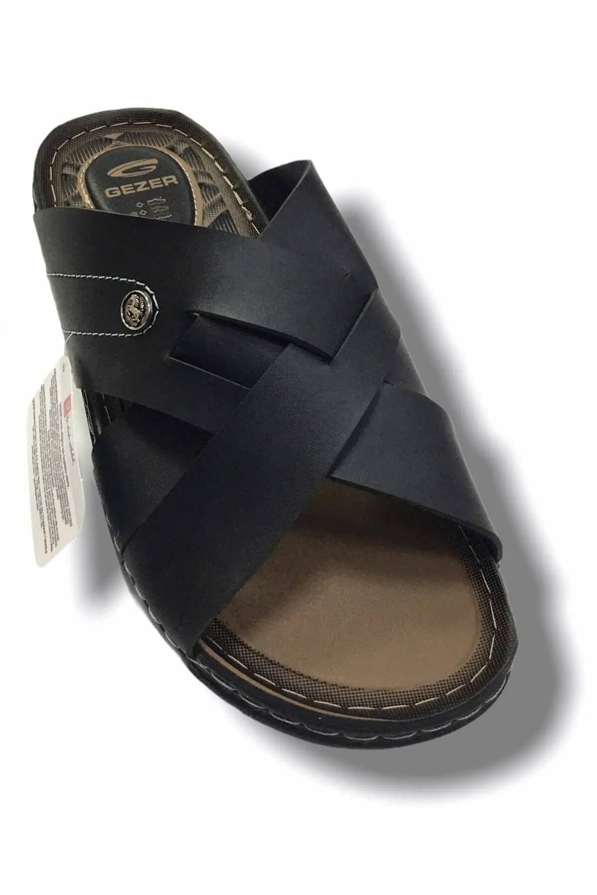 Overhead Male Black 2021 New Season Slippers 13161-Stylish design-Convenient-Quality | Обувь