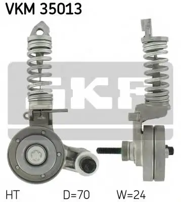 Натяжитель ремня приводного OPEL ASTRA H/CORSA D 1.0-1.4 SKF VKM 35013