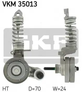 

Belt tensioner timing OPEL ASTRA H/CORSA D 1.0-1.4 SKF VKM 35013