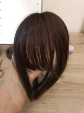 SHANGKE-flequillo de pelo sintético 3D para mujer, extensiones de cabello postizo con Clip, resistente al calor, accesorios para cabello falso, peluca