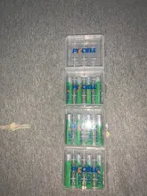 Rechargeable-Battery Batteries Case-Holder Pkcell Aaa Self-Discharge 850mah Ni-Mh 