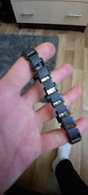 New Stainless Steel Black Germanium Magnetic Chain Link Bracelet for Women Men Health