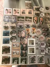 Mohamm-80 Uds. De pegatinas decorativas para diario, papelería, copos, Scrapbooking