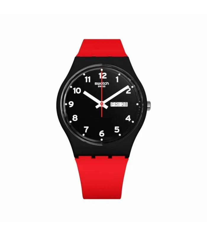 Часы swatch RED GRIN Originals Gent 34 мм power Tracking GB754