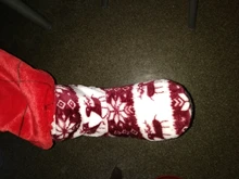 House Slippers Floor-Shoes Flip-Flops Christmas Winter Fur Plush Warm Cotton Indoor Fourrure