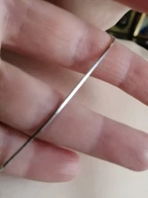 Cadena de serpiente de plata de ley 925, collares de serpiente de alta calidad, regalo de joyería al por mayor