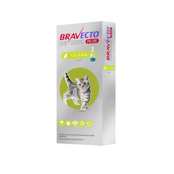 

BRAVECTO PLUS CAT SPOT ON 1 PIPETA MSD 112.5 MG 1.2-2.8 KG