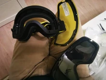 GOG-lente magnética 201 para esquí, gafas esféricas de esquí nocturno, color amarillo