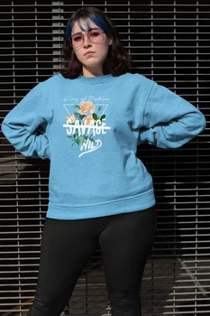 

Angemiel Wear Savage Wild Blue Women Sweatshirts