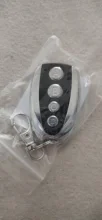 Control remoto universal para puerta de garaje, mando a distancia bonito con código, duplicador para coche, abridor con clonación, 433MHZ, enrollable, 4 llaves