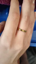 MANGOSKY-Anillo de titanio fino para dedo, anillo de oro de 1MM, 1 Uds., venta al por mayor