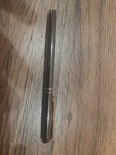 Pluma estilográfica extrafina de Metal puro, Buen regalo, para estudiantes, escuela, oficina, escritura, firma de negocios, 0,38mm