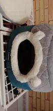 Masticar gato cama de la casa de perrera cachorro cojín perros pequeños perros gatos nido invierno cálido para dormir cama de perro para mascotas suministros
