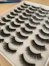 Pestañas postizas de visón 3D, extensiones de pestañas postizas de visón Natural, volumen espectacular, herramientas de maquillaje al por mayor, 10/20 pares