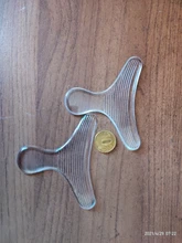 Inserto de silicona suave para forro del tacón, empuñaduras tipo T de tacón alto, almohadillas para el cuidado de los pies, 1 par