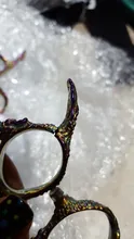 Tijeras de pelo de 6 pulgadas para peluquería de salón profesional, tijeras de peluquero japonés, mango de dragón colorido, tijeras de estilo