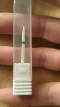 Broca de cerámica para uñas, fresa de punta de bola, taladro eléctrico para manicura, aparato de pedicura, accesorios para quitar el Gel de rebaba