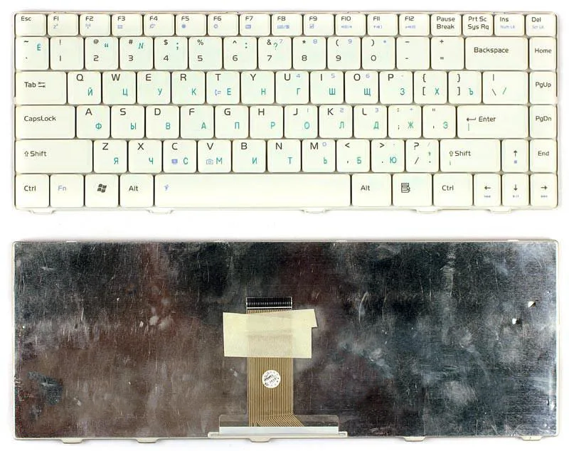 Клавиатура для ноутбука Asus F80 F80S F80CR F80Q F80L белая | Компьютеры и офис