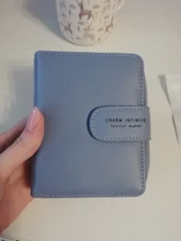 Monedero corto con cremallera y hebilla para mujer, novedad de 2021