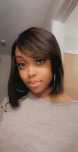 Peluca Bob de corte Roma, pelucas de cabello humano brasileño con encaje frontal, peluca recta con corte Bob para mujeres negras, peluca con cierre de encaje Remy con pelo de bebé