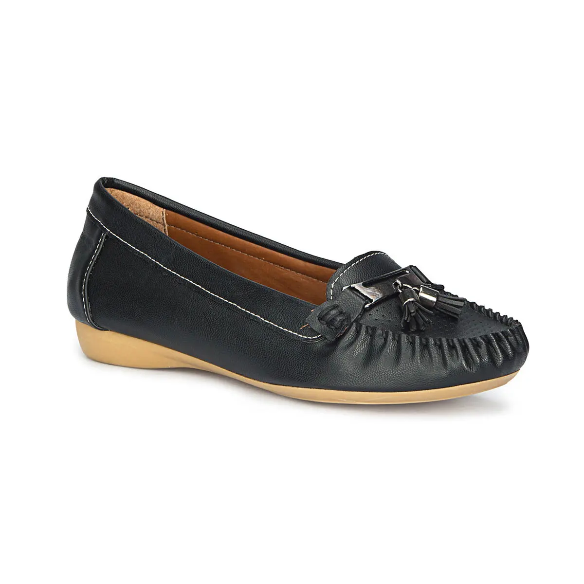 

FLO 71. 157232.Z Black Women Loafer Shoes Polaris