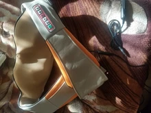 Masajeador eléctrico Shiatsu con forma de U para espalda, cuello, hombros, cuerpo, infrarrojos, calentador, 4D, para coche/casa