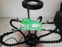 Welding-Tool Magnifier Pcb-Repairing-Stand Helping Hands Flexible-Arms Toolour Soldering