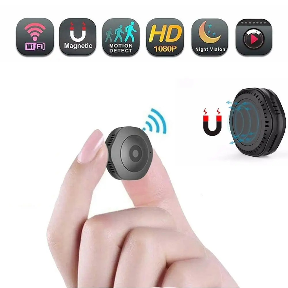 Мини Wi-Fi камера беспроводная HD 1080P Портативная Домашняя безопасность маленькая