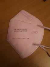 Mascarilla facial KN95 FFP2 con filtro CE, tapabocas antipolvo, 5-100 Uds.