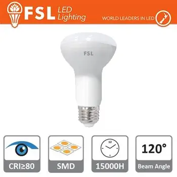 

R63 - 8W 4000K 610LM 120 ° 63 X102mm CRI80 E27 25.000H