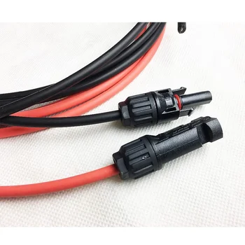 

6mm cable assemblies with MC 4 terminal Red and Black