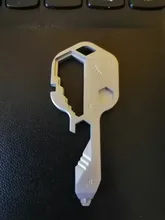 Llavero multiherramienta 24 en 1, destornillador, llave, abridor de botellas, juego de llaves colgantes, medición portátil, EDC ajustable, herramientas al aire libre