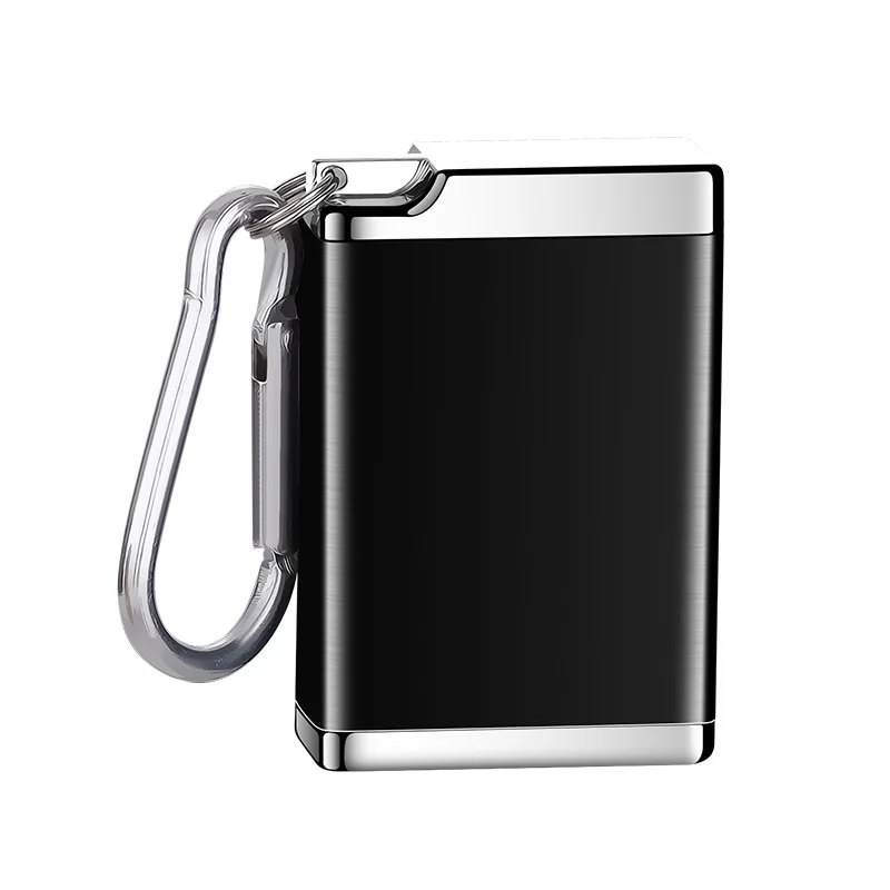 Portable Car Ashtray with Lid Mini Metal Cigarette Ashtray for Outdoor Travel with Climbing Hook Easy to Carry 5