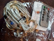 Tira de luces LED para cortina, guirnalda de luz Flash, decoración de fiesta rústica de boda, mesa, ducha nupcial, despedida de soltera, regalo para el hogar, 3m, 100/200/300