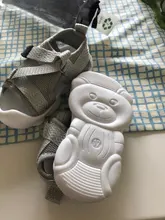 Verano niño Sandalias Zapatos de chica de bebé red monocolor de tela transpirable niños zapatillas de deporte infantil para niños chicas deporte sandalias SYJ035