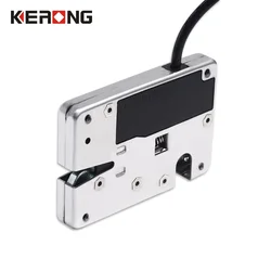 KERONG cerradura con Motor eléctrico sin llave, pestillo de armario de nevera, cierre magnético eléctrico, 12V DC