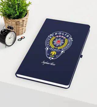 

Personalized Cop Themed Navy Blue Notebook-2