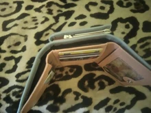 Monedero de Color caramelo a la moda para mujer, Cartera de cuero de Color liso Vintage corta con broche de corazón, tarjetero para chicas