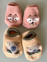 Calcetines tobilleros de algodón de corte bajo para bebés, antideslizantes, de goma, calcetines infantiles para el suelo, suaves, para primavera y otoño e invierno