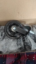 Furniture Hardware Wheels Replacement Rubber Caster Swivel Safe-Rollers Office-Chair