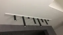 Led-Downlight Ceiling-Lamp Long-Tube Surface-Mounted Kitchen-Store Office Aluminum Modern