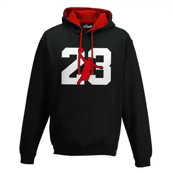 

Hood Sweatshirt Bico Sports Heroes Evolution Chicago 23 black S black
